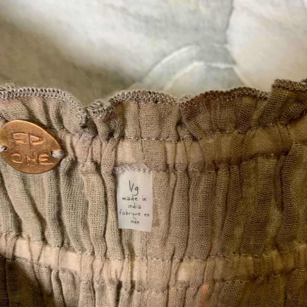 Free People skirt/dress size large - fall colors cottage core - Picture 3 of 5